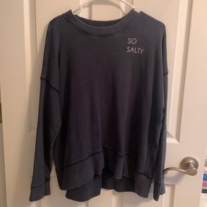 Aerie Navy Blue Sweatshirt